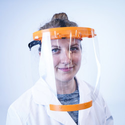 Kit for Face Shield Mask with two transparent Sheets